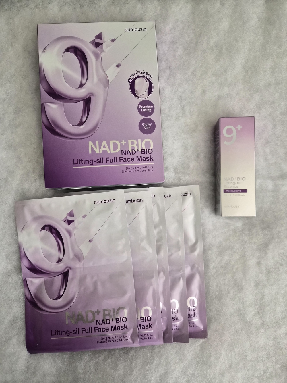 numbuzin NAD+BIO Lifting-sil Full Face Mask